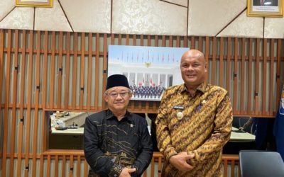 Bupati Nias Utara bersama Kepala Dinas Pendidikan melaksanakan silahturahmi dengan Menteri Pendidikan Dasar dan Menengah
