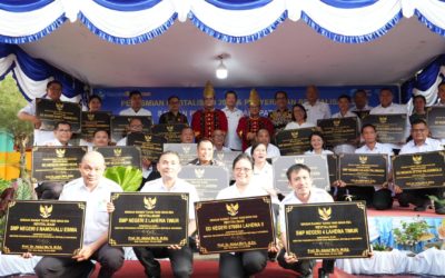 Menteri Pendidikan Dasar dan Menengah RI meresmikan bangunan revitalisasi dan tinjau program pendidikan di Kabupaten Nias Utara