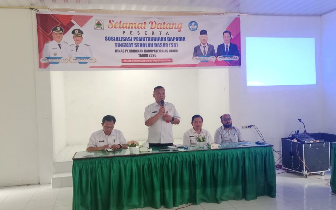 Kegiatan Dinas Pendidikan Kabupaten Nias Utara Minggu ke-4 Bulan Agustus 2026