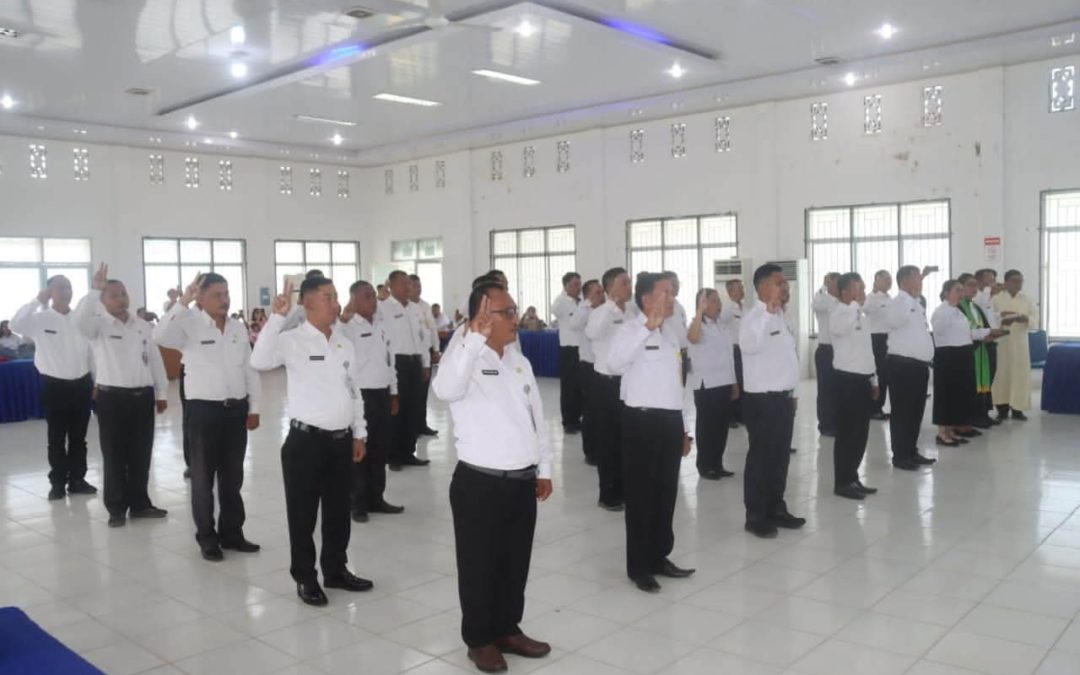 Pemerintah Kabupaten Nias Utara melantik 31 Kepala Sekolah Jenjang Pendidikan Dasar